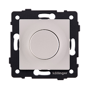 Светорегулятор для светодиодных ламп, проходной, 500W, кашемир матовый Kollinger REA-048CM для Aspekt, Eleganz, Reflex