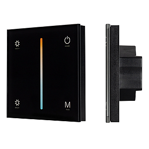 Панель Arlight Smart-P21-Mix-G-IN Black (12-24V, 4x3A, Sens, 2.4G) 033765
