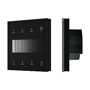 Сенсорная панель Arlight SMART-DALI-301-11-4G-3SC-DT6 Черная (230V, встраиваемая, 2.4G) (IARL, IP20 Пластик) 060789
