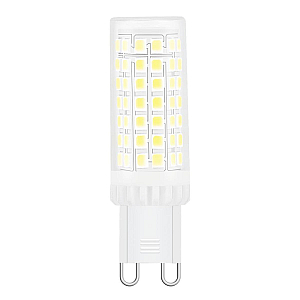 Лампа светодиодная диммируемая Gauss G9 5,5W 6500K прозрачная 107309355-D