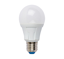 Лампа светодиодная диммируемая (UL-00004285) Uniel E27 10W 6500K матовая LED-A60 10W/6500K/E27/FR/DIM PLP01WH