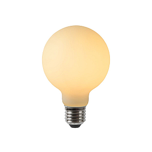 Светодиодная диммируемая лампа Lucide E27 5W 2700K шар 49048/05/61