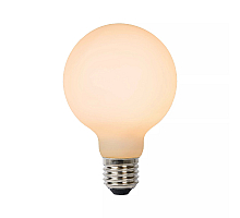 Светодиодная диммируемая лампа Lucide E27 8W 2700K шар 49067/08/61