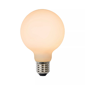 Светодиодная диммируемая лампа Lucide E27 8W 2700K шар 49067/08/61
