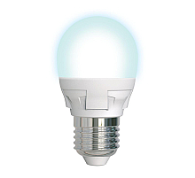 Лампа светодиодная диммируемая (UL-00004301) Uniel E27 7W 4000K матовая LED-G45 7W/4000K/E27/FR/DIM PLP01WH