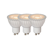 Светодиодная диммируемая лампа (3 шт.) Lucide GU10 5W 3000K 49006/15/31