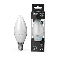 Лампа светодиодная диммируемая Gauss E14 7W 4100K матовая 103101207-D