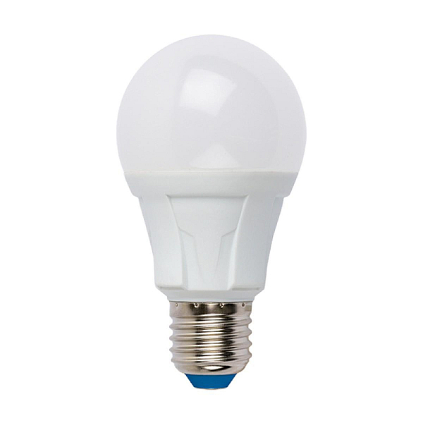 Лампа светодиодная диммируемая (UL-00004287) Uniel E27 10W 3000K матовая LED-A60 10W/3000K/E27/FR/DIM PLP01WH