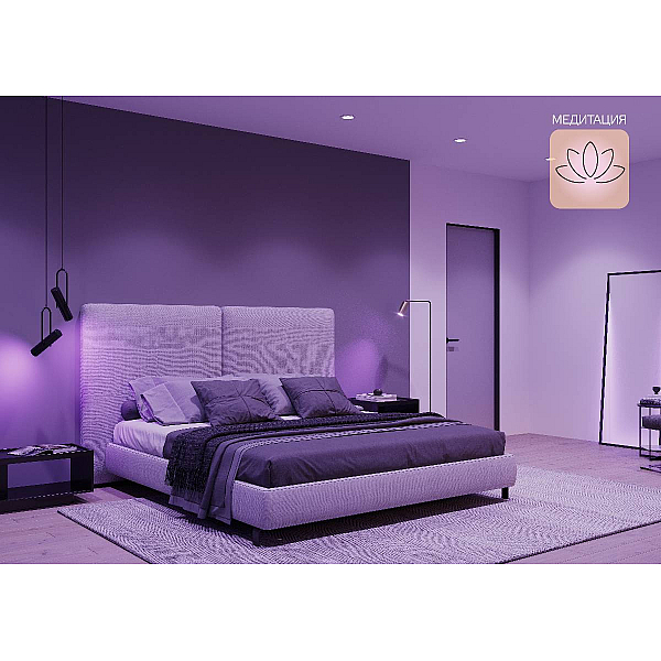 Лампа светодиодная диммируемая Gauss Smart Home E27 8,5W 2700-6500K матовая 1130112