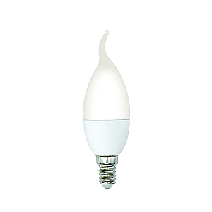 Лампа светодиодная диммируемая Volpe Optima LED-CW37-6W/3000K/E14/FR/DIM/SLS UL-00009223