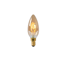 Светодиодная диммируемая лампа Lucide E14 3W 2200K cвеча 49043/03/62