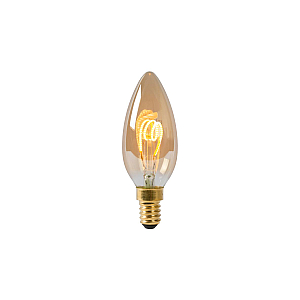 Светодиодная диммируемая лампа Lucide E14 3W 2200K cвеча 49043/03/62