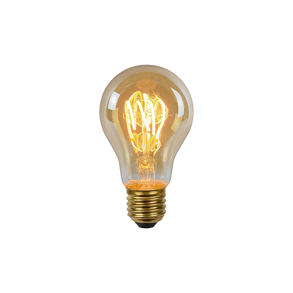 Лампа светодиодная диммируемая Lucide E27 5W 2200K янтарная 49042/05/62