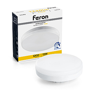 Светодиодная диммируемая лампа Feron LB-457 GX53 15W 2700K 51067