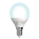 Лампа светодиодная диммируемая (UL-00004300) Uniel E14 7W 4000K матовая LED-G45 7W/4000K/E14/FR/DIM PLP01WH