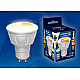 Лампа светодиодная диммируемая (UL-00003988) Uniel GU10 6W 4000K матовая LED-JCDR 6W/NW/GU10/FR/DIM PLP01WH