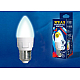 Лампа светодиодная диммируемая (UL-00004294) Uniel E14 7W 4000K матовая LED-C37 7W/4000K/E14/FR/DIM PLP01WH