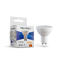 Лампа светодиодная диммируемая Voltega GU10 6W 2800K VG2-S2GU10warm6W-D 8457