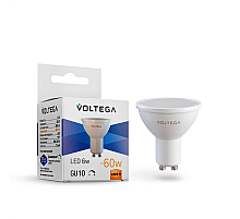 Лампа светодиодная диммируемая Voltega GU10 6W 2800K VG2-S2GU10warm6W-D 8457