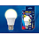 Лампа светодиодная диммируемая (UL-00004290) Uniel E27 12W 3000K матовая LED-A60 12W/3000K/E27/FR/DIM PLP01WH