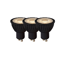 Светодиодная диммируемая лампа (3 шт.) Lucide GU10 5W 3000K 49006/15/30