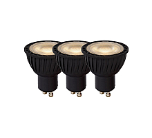 Светодиодная диммируемая лампа (3 шт.) Lucide GU10 5W 3000K 49006/15/30