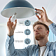 Лампа светодиодная диммируемая Gauss Smart Home E14 5W 2700-6500K RGBW матовая 1190112