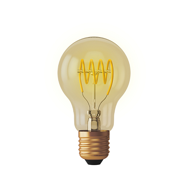 Лампа светодиодная диммируемая Voltega E27 4W 2000К прозрачная VG10-A60GE27warm4W-FB 7078