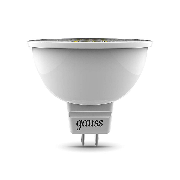 Лампа светодиодная диммируемая Gauss GU5.3 6W RGBW рефлектор матовый 101105406