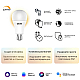 Лампа светодиодная диммируемая Gauss Smart Home E27 10W 2700K матовая 1070112