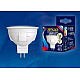 Лампа светодиодная диммируемая (UL-00003990) Uniel GU10 6W 3000K матовая LED-JCDR 6W/WW/GU10/FR/DIM PLP01WH