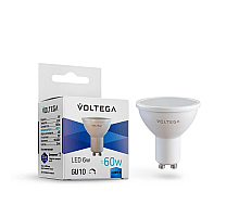 Лампа светодиодная диммируемая Voltega GU10 6W 4000K VG2-S2GU10cold6W-D 8458