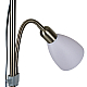 Торшер Uniel UML-T520 E27+E14 SILVER/WHITE UL-00010195