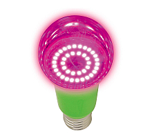 Лампа светодиодная для растений (UL-00004582) Uniel E27 15W прозрачная LED-A60-15W/SPSB/E27/CL PLP30GR