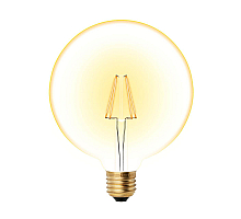 Лампа светодиодная филаментная (UL-00002358) Uniel E27 8W 2250K прозрачная LED-G125-8W/GOLDEN/E27 GLV21GO