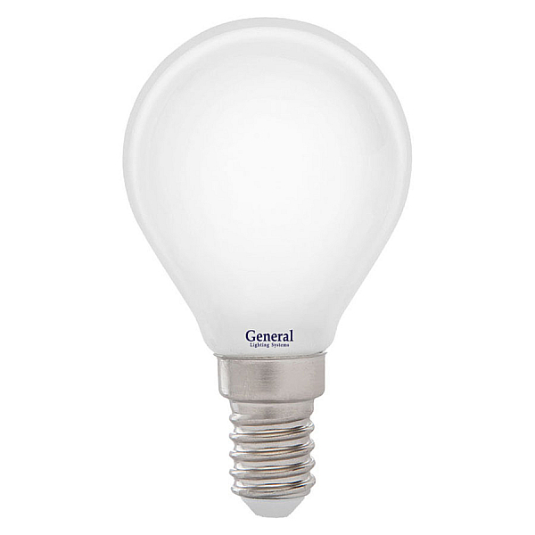 Филаментная светодиодная лампа General GLDEN-G45S-M-8-230-E14-4500 649999