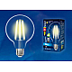 Лампа светодиодная филаментная (UL-00004861) Uniel E27 15W 4000K прозрачная LED-G125-15W/4000K/E27/CL PLS02WH
