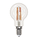 Лампа светодиодная филаментная (UL-00005906) Uniel E14 13W 4000K прозрачная LED-G45-13W/4000K/E14/CL PLS02WH