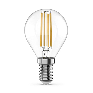Светодиодная филаментная лампа Gauss Basic Filament E14 4W 3000K шар 50512142