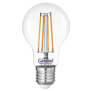 Филаментная светодиодная лампа General GLDEN-A60S-17-230-E27-2700 660319