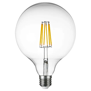 Лампа светодиодная филаментная Lightstar LED Filament E27 10W 3000K груша прозрачная 933202