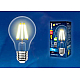 Лампа светодиодная филаментная (UL-00004867) Uniel E27 12W 4000K прозрачная LED-A60-12W/4000K/E27/CL PLS02WH
