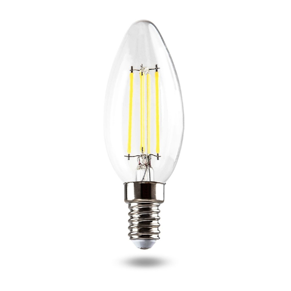 Светодиодная лампа MODELUX lamp ML2853- С35-15W-Е14-4500 clear свеча прозрачная Светодиодная лампа MODELUX lamp ML2853- С35-15W-Е14-4500 clear свеча прозрачная