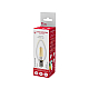 Лампа светодиодная филаментная Thomson E14 9W 2700K свеча прозрачная TH-B2069
