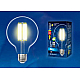 Лампа светодиодная филаментная (UL-00004863) Uniel E27 10W 4000K прозрачная LED-G95-10W/4000K/E27/CL PLS02WH