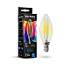 Lampa svetodiodnaya voltega e14 7w 4000k prozrachnaya vg10 c35e1