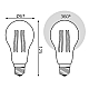 Светодиодная филаментная лампа Gauss Basic Filament E27 23W 4100K 40712232