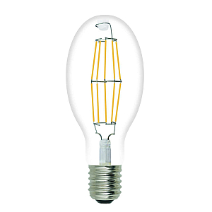 Лампа светодиодная филаментная (UL-00003761) Uniel E40 30W 6500K прозрачная LED-ED90-30W/DW/E40/CL GLP05TR
