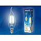 Лампа светодиодная филаментная (UL-00003255) Uniel E27 7,5W 4000K прозрачная LED-G45-7,5W/NW/E27/CL GLA01TR