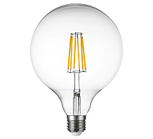 Лампа светодиодная филаментная Lightstar LED Filament E27 10W 4000K груша прозрачная 933204